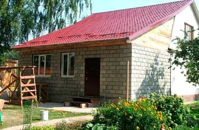 Пристройка из блоков или кирпича